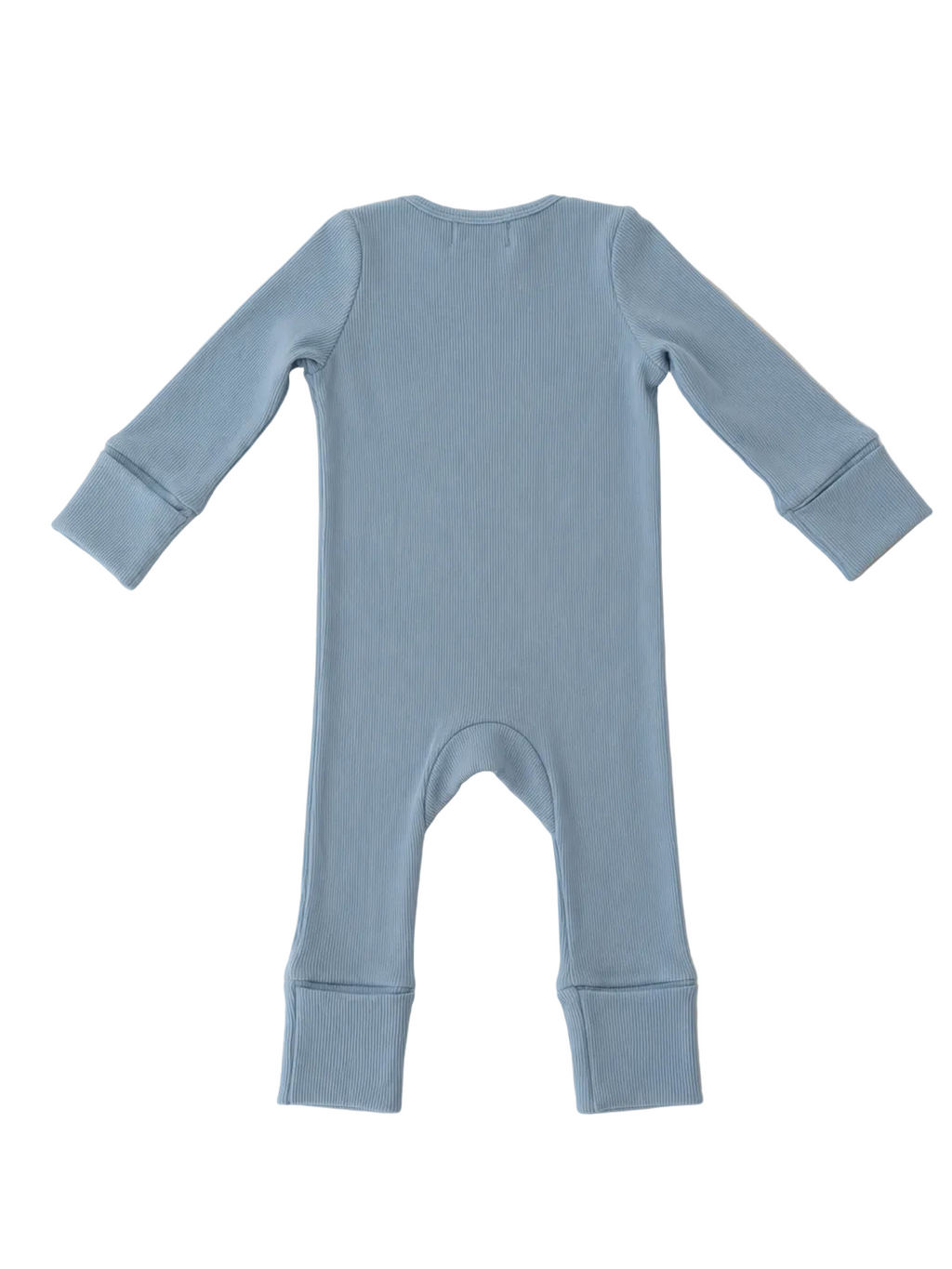 ribbed onesie | baby blue