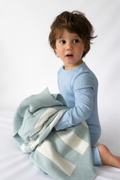 ribbed onesie | baby blue
